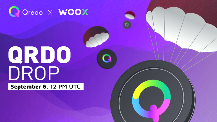 QRDO is coming to WOO X: we celebrate with $50,000 worth of QRDO tokens, available from an airdrop and other events!