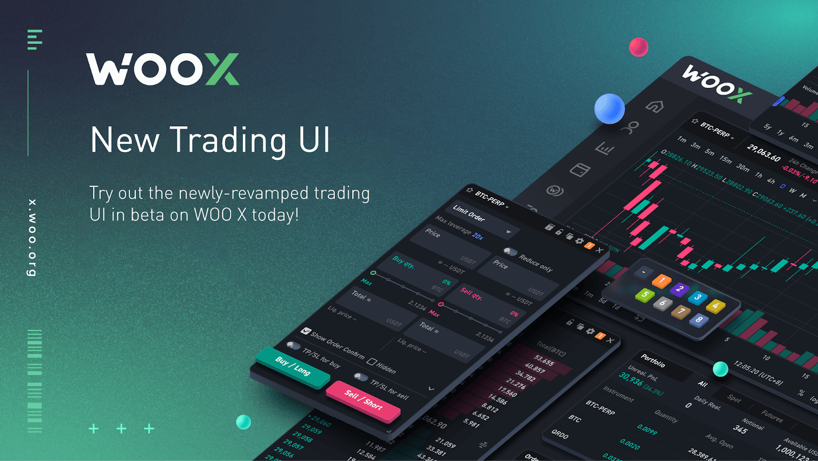 Revamped WOO X UI further enhances trading experience