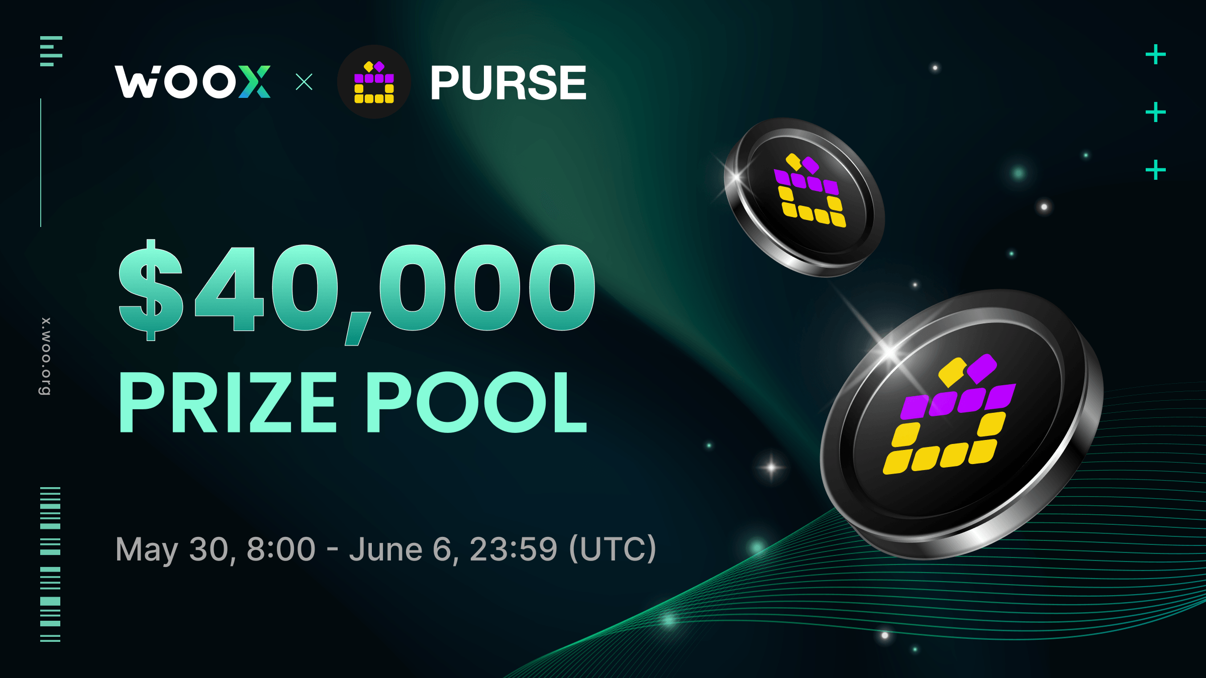 Dive into our trading event for a $40,000 PURSE prize pool!