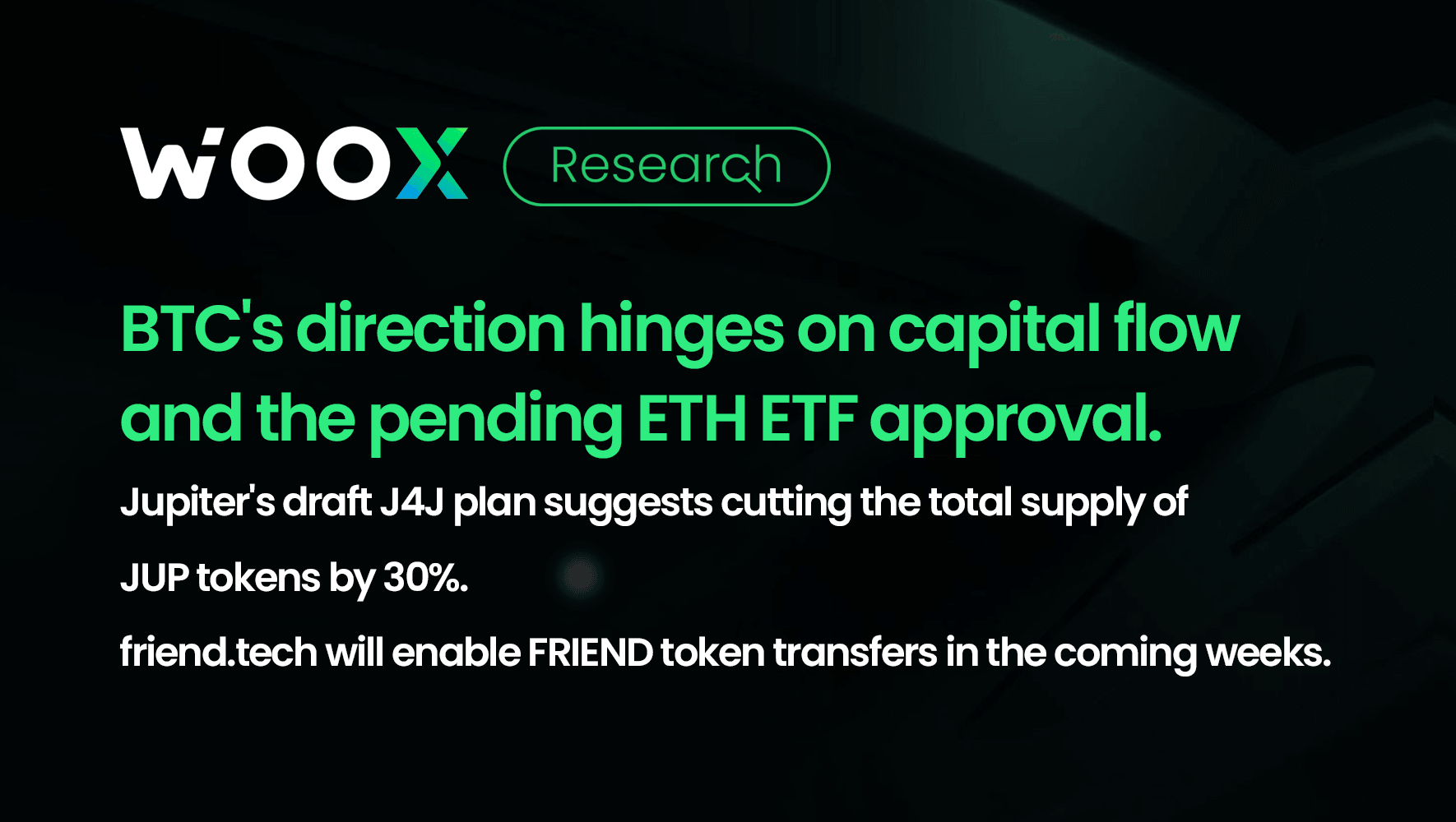 BTC's direction hinges on capital flow and the pending ETH ETF approval.