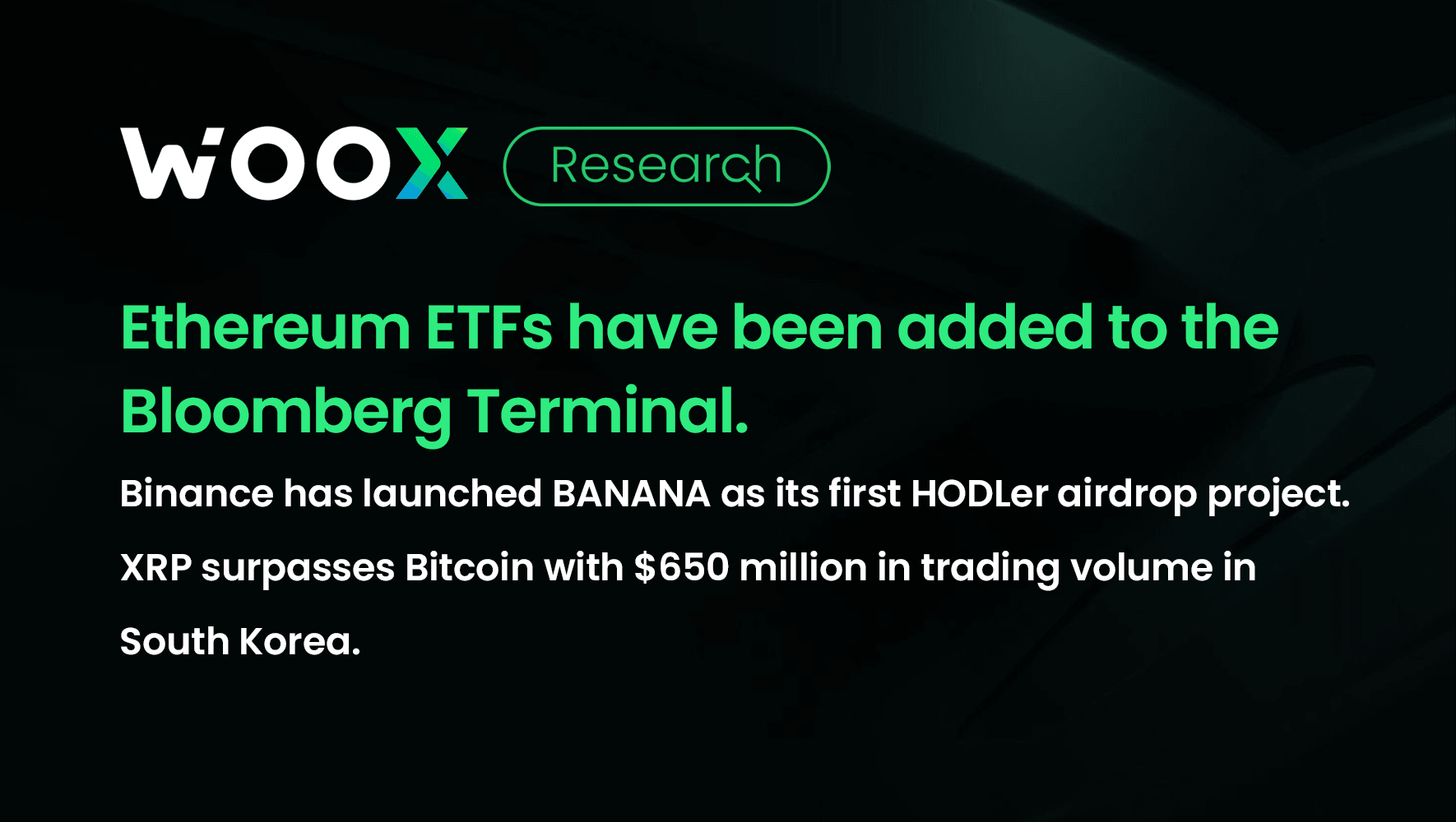 Ethereum ETFs have been added to the Bloomberg Terminal