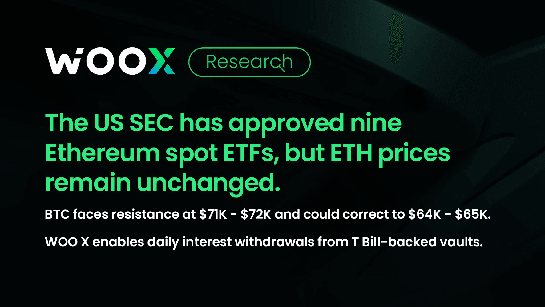 The US SEC has approved nine Ethereum spot ETFs, but ETH prices remain unchanged