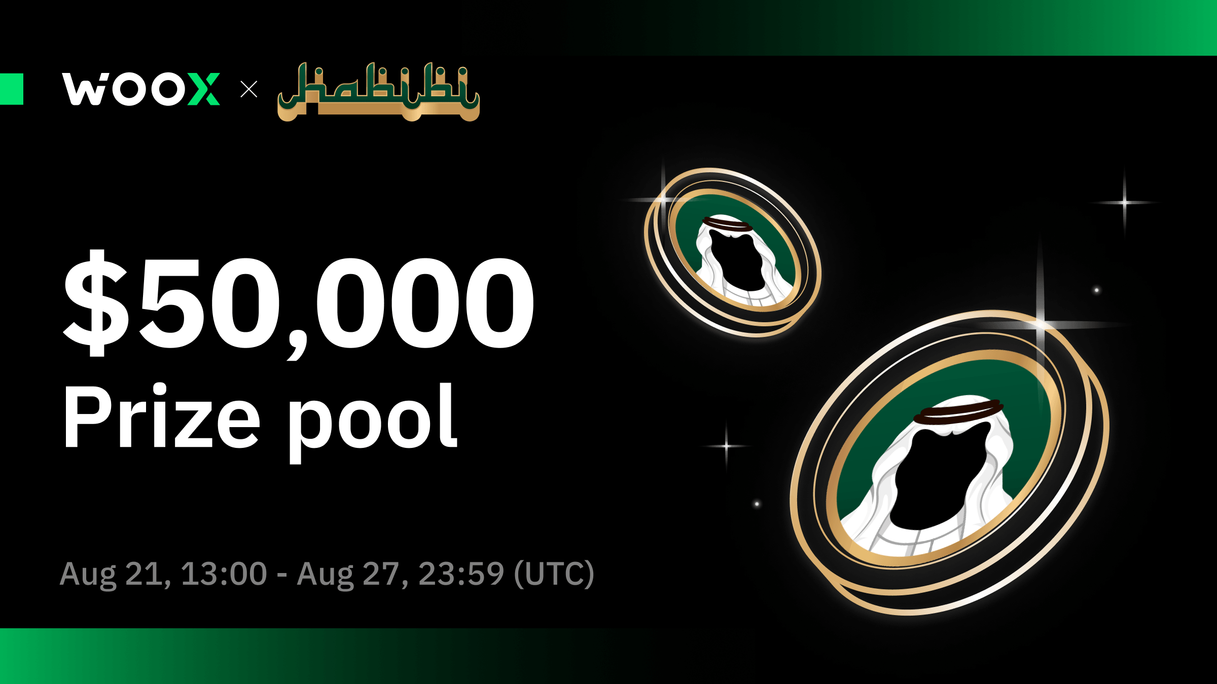 Win from a special $50,000 HABIBI prize pool!