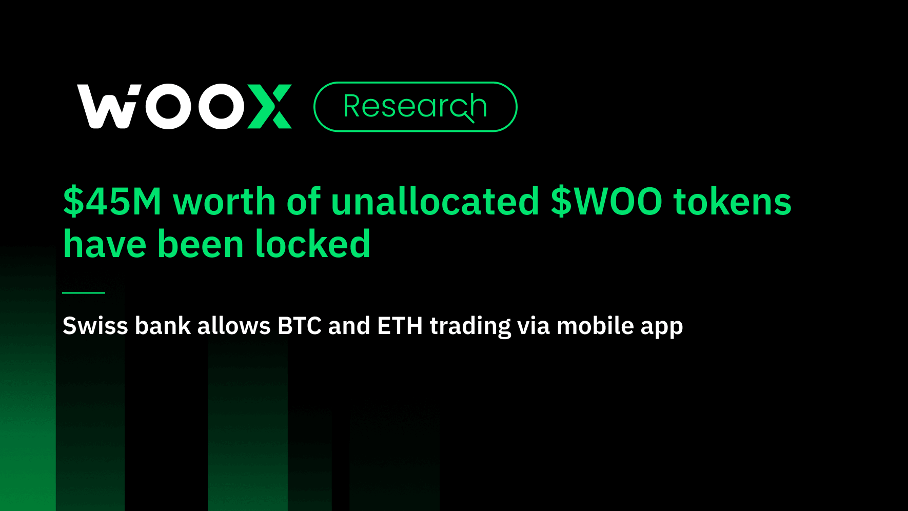 $45M worth of unallocated $WOO tokens have been locked