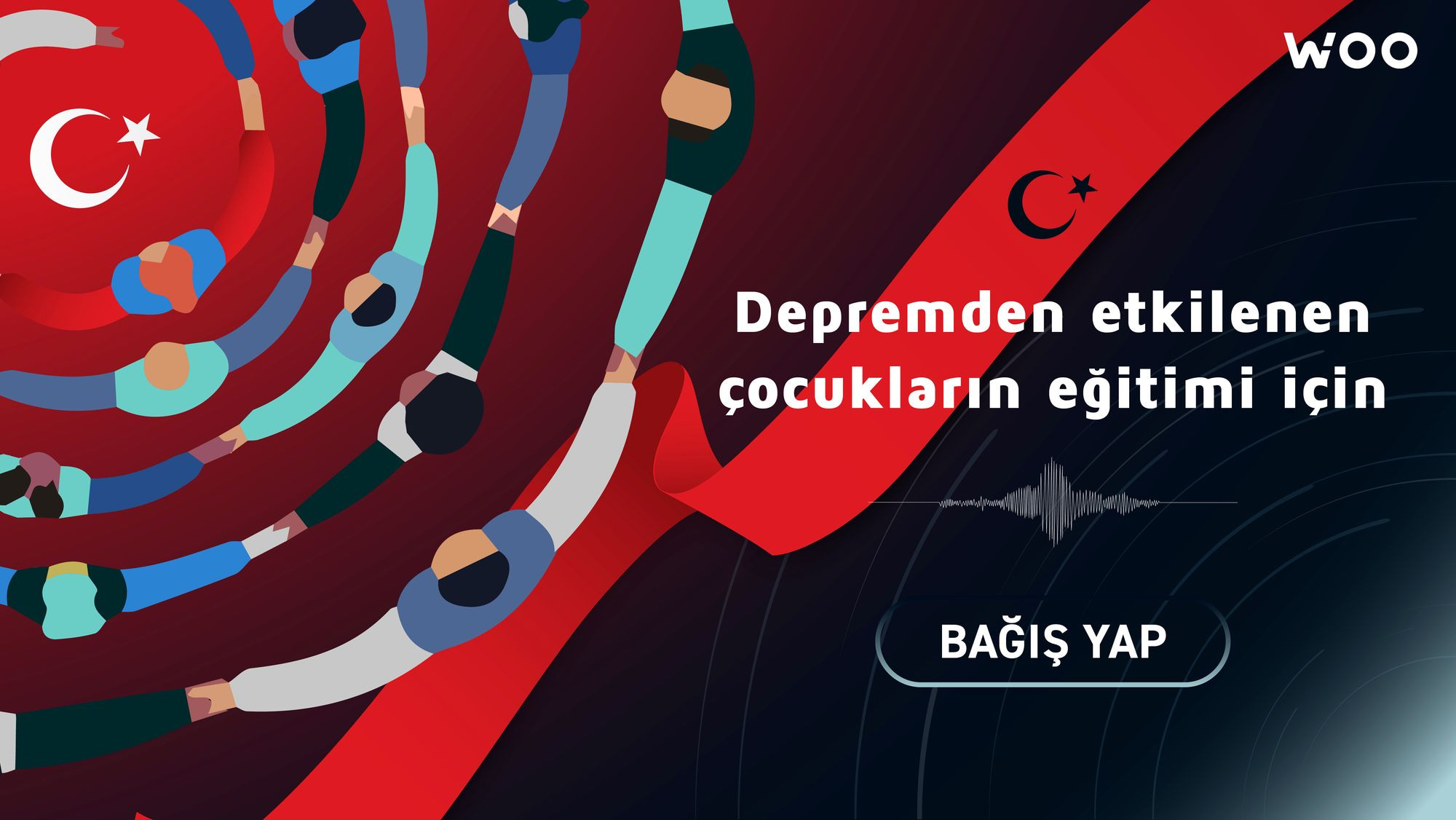 WOO Network'ün Türkiye için bağış kampanyası devam ediyor