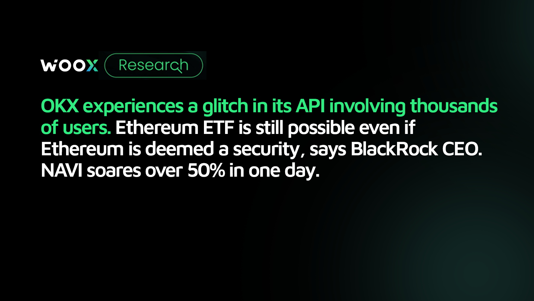 OKX experiences a glitch in its API involving thousands of users.